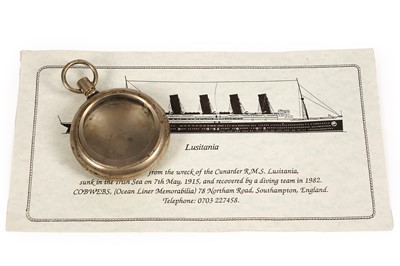 Lot 270 - Keystone Silveroid watch case recovered from the Lusitania wreck