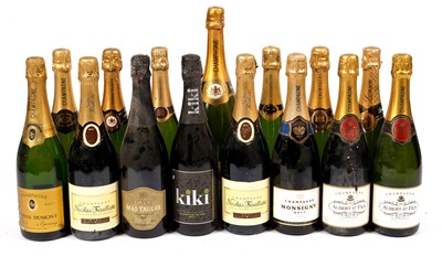 Lot 407 - Twenty-two bottles of mixed Champagne and Cava