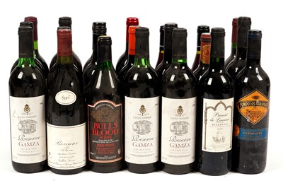 Lot 378 - Twenty-one bottles of mixed red wine