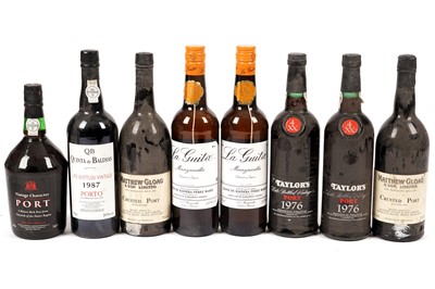 Lot 403 - Eight bottles of mixed Port and other fortified wine