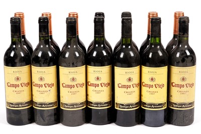 Lot 361 - Fourteen bottles of Campo Viejo Rioja