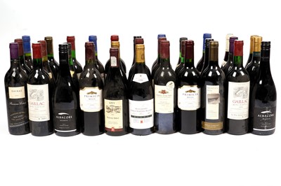 Lot 375 - Thirty-three bottles of mixed red wine