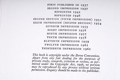 Lot 8 - Tolkien (J.R.R.), The Hobbit, thirteenth impression