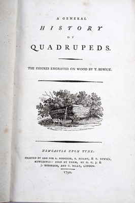 Lot 28 - Three books illustrated by Thomas Bewick