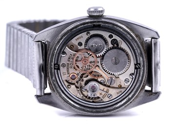 Lot 407 - Rolex Oyster Air-Lion: a stainless steel cased manual wind wristwatch