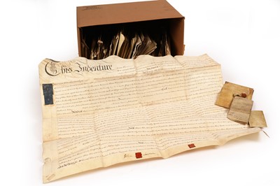 Lot 256 - An interesting collection of 16th Century and later indentures and documents