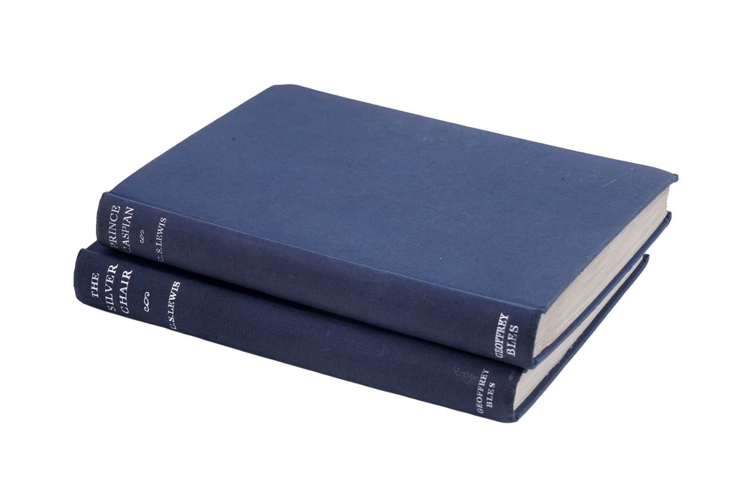 Lot 10 - Two volumes of C. S. Lewis' Chronicles of Narnia