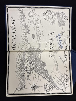Lot 10 - Two volumes of C. S. Lewis' Chronicles of Narnia