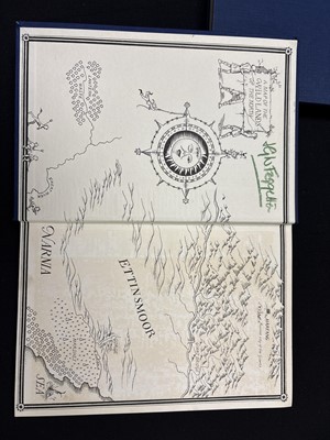 Lot 10 - Two volumes of C. S. Lewis' Chronicles of Narnia