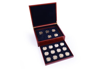 Lot 311 - A part Elizabeth II 2006 Channel Islands issue 'The Golden Age of Steam' Silver Proof Coin Set