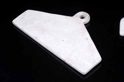 Lot 622 - Six 19th Century pottery bin labels