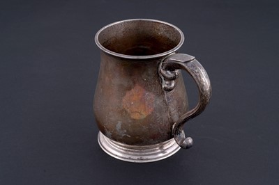 Lot 26 - A George VI silver mug of bellied form