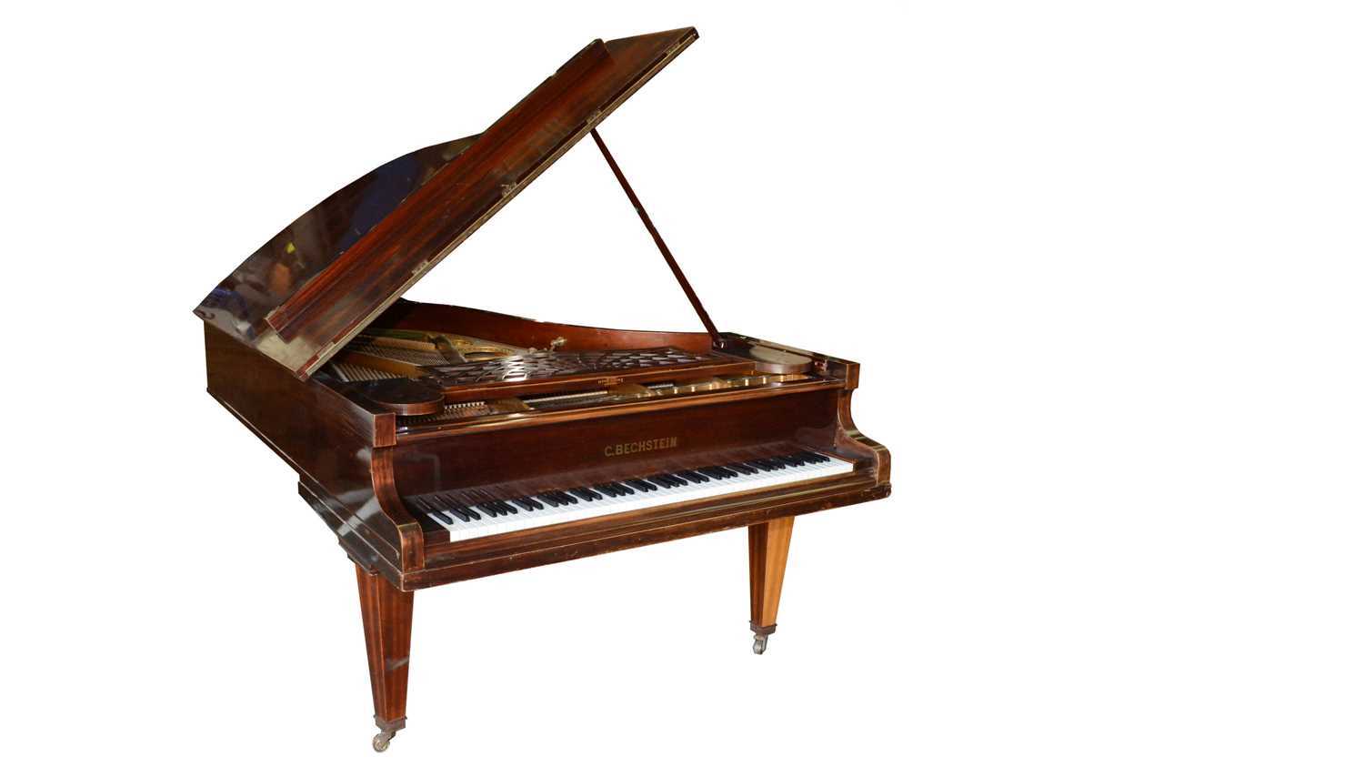 Lot 85 - A boudoir grand piano by Bechstein