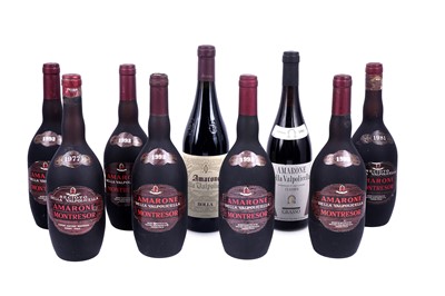 Lot 620 - Seven bottles of Montresor Amarone della Valpolicella; and two others