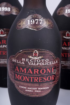 Lot 620 - Seven bottles of Montresor Amarone della Valpolicella; and two others
