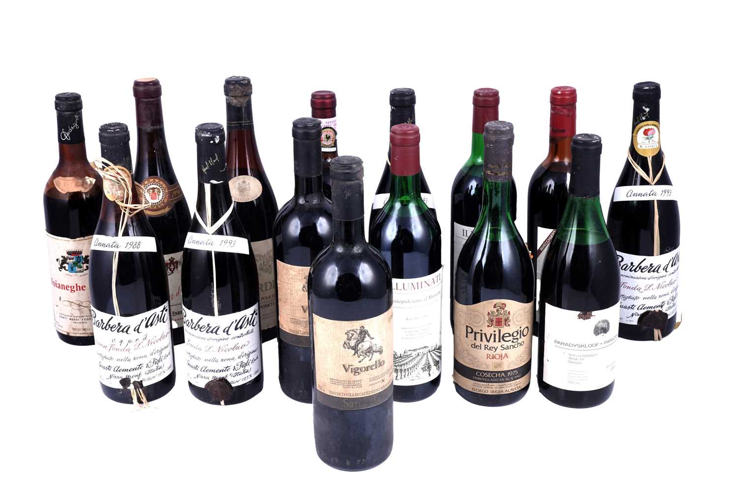 Lot 617 - Fifteen bottles of mixed red wine