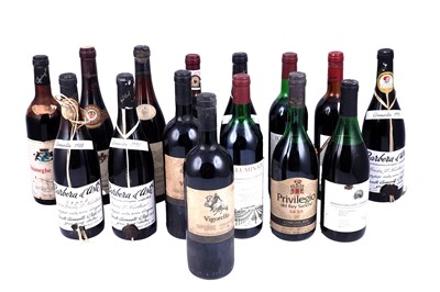 Lot 617 - Fifteen bottles of mixed red wine