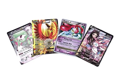 Lot 289 - Four Pokémon EX, X and V trading cards