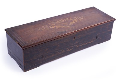 Lot 527 - A late 19th Century Swiss music box