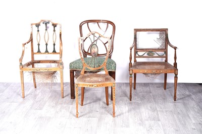 Lot 41 - A collection of four chairs