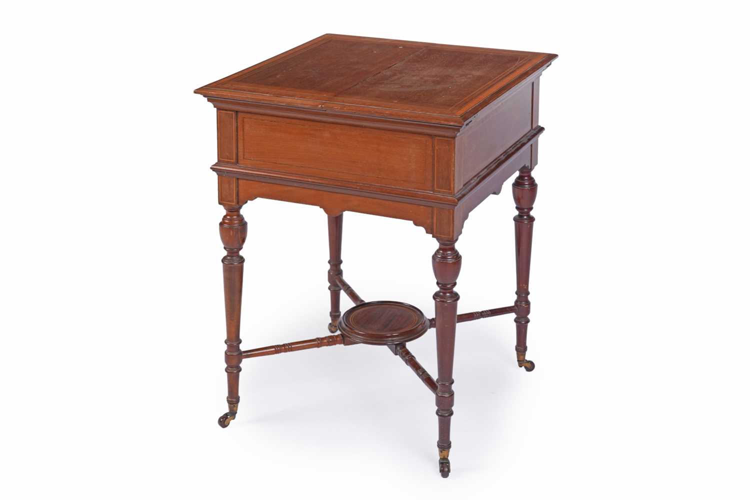 Lot 565 - Thornhill & Co. Ltd 144 New Bond Street London: an Edwardian mahogany drinks cabinet