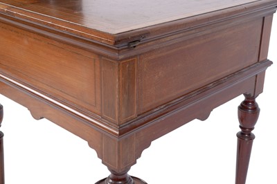 Lot 565 - Thornhill & Co. Ltd 144 New Bond Street London: an Edwardian mahogany drinks cabinet