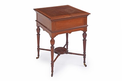 Lot 565 - Thornhill & Co. Ltd 144 New Bond Street London: an Edwardian mahogany drinks cabinet
