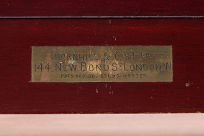 Lot 565 - Thornhill & Co. Ltd 144 New Bond Street London: an Edwardian mahogany drinks cabinet