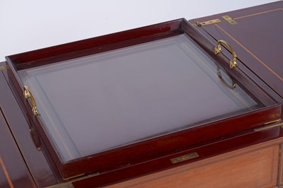 Lot 565 - Thornhill & Co. Ltd 144 New Bond Street London: an Edwardian mahogany drinks cabinet