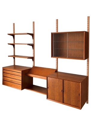 Lot 40 - Poul Cadovius for Cado Denmark: a Danish teak modular wall unit