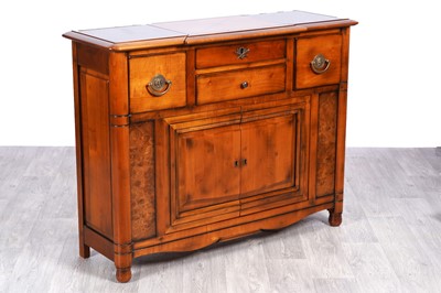 Lot 51 - Barker & Stonehouse: a French-style inlaid Birdseye maple and mahogany sideboard