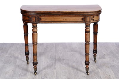 Lot 74 - A Regency mahogany card table