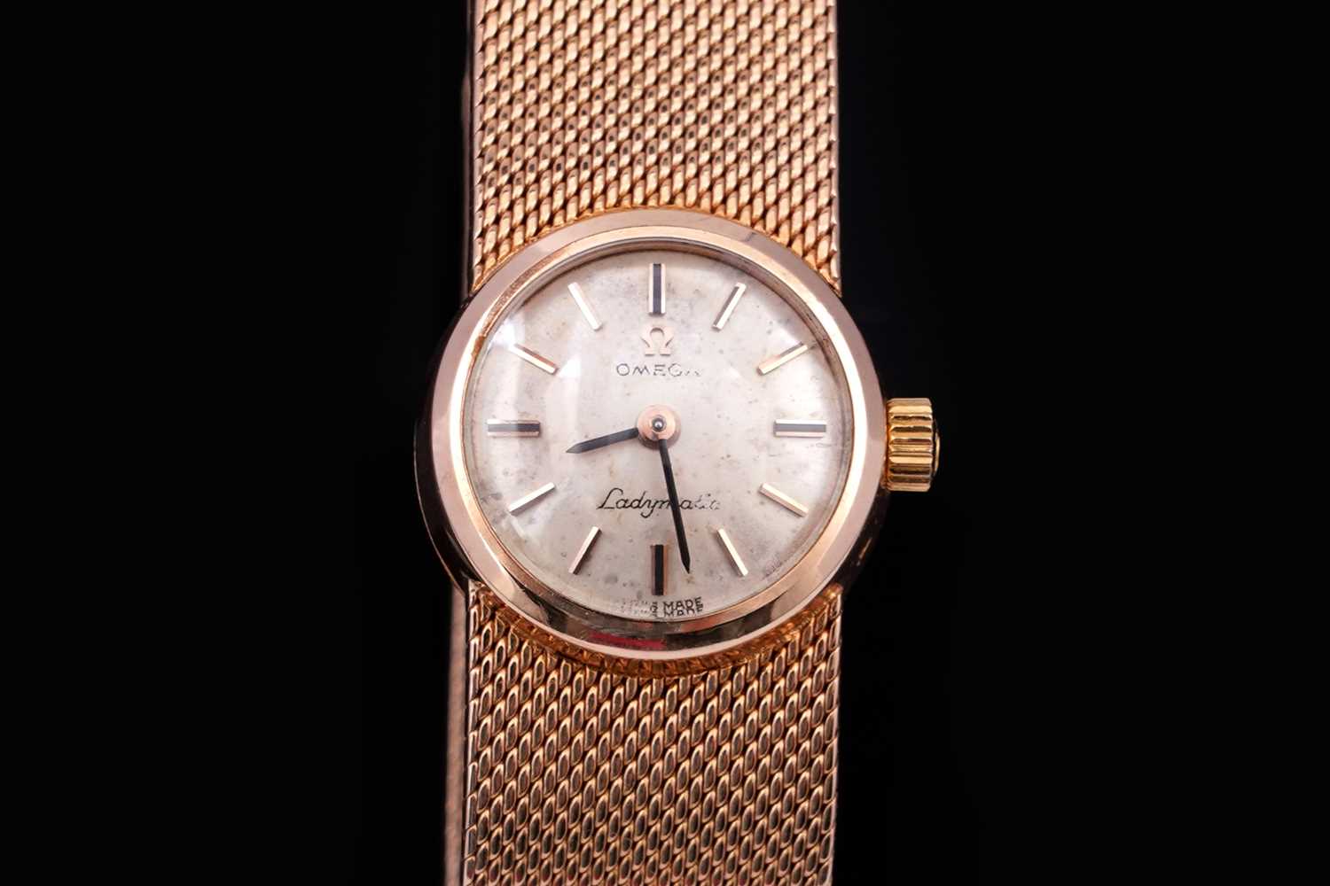 Lot 409 - Omega Ladymatic: an 18ct yellow gold cased automatic wristwatch