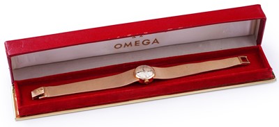 Lot 409 - Omega Ladymatic: an 18ct yellow gold cased automatic wristwatch