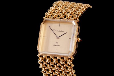 Lot 411A - Andrew Grima for Omega Constellation: an 18ct yellow gold manual wind dress watch