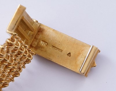 Lot 411 - Andrew Grima for Omega Constellation: an 18ct yellow gold manual wind dress watch
