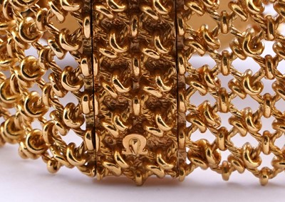 Lot 411 - Andrew Grima for Omega Constellation: an 18ct yellow gold manual wind dress watch