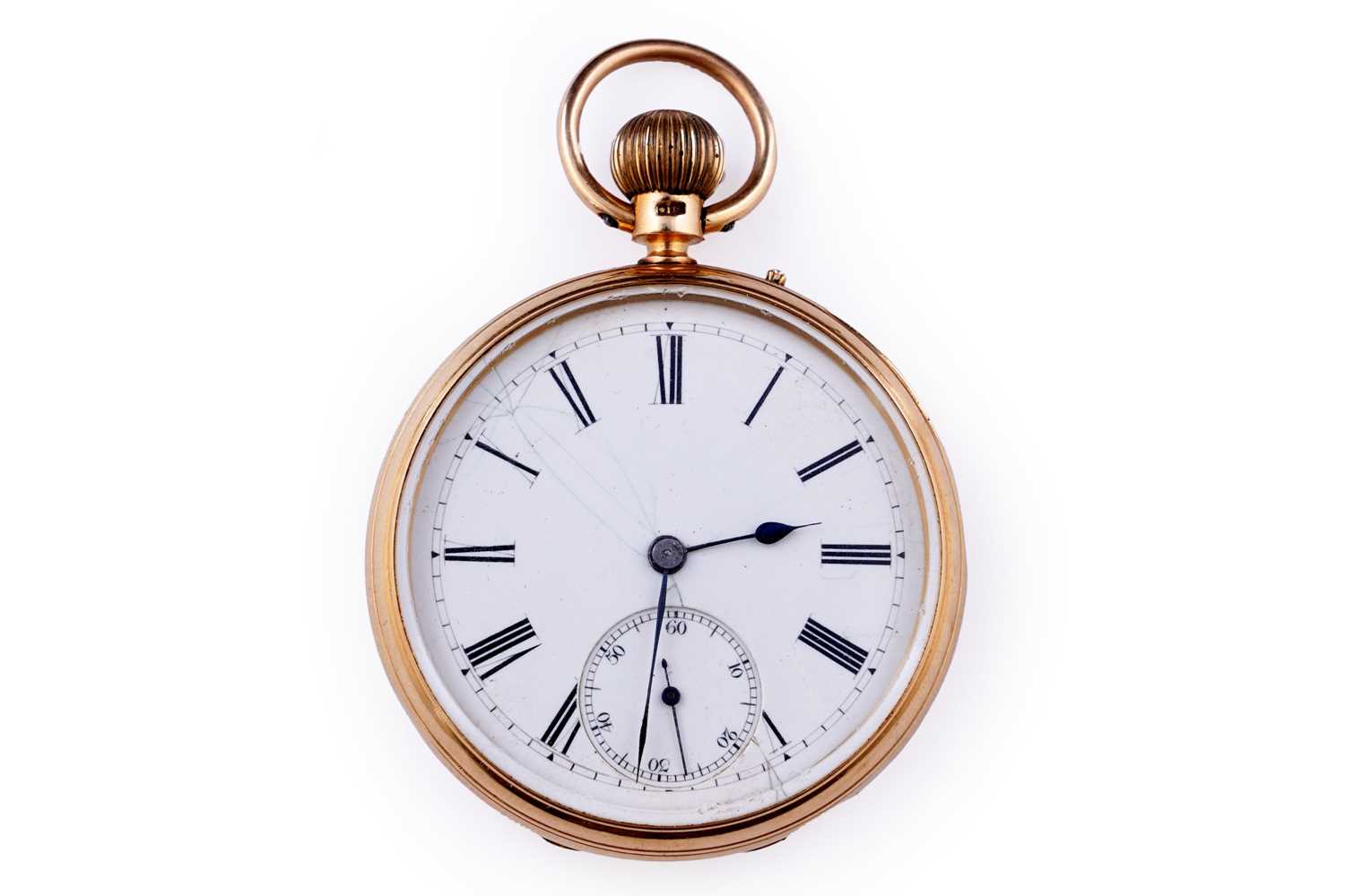 Lot 428 - H. Lamb, West Hartlepool: an 18ct yellow gold cased open faced pocket watch