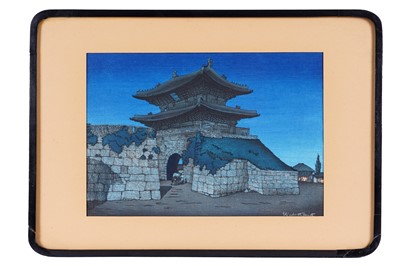 Lot Elizabeth Keith - Last Gate, Seoul | woodblock print