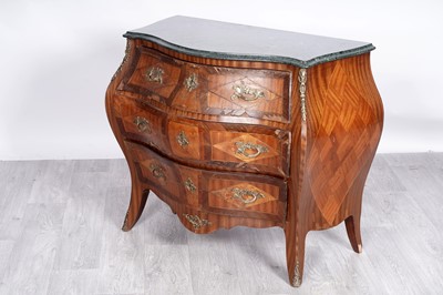 Lot 71 - A Louis XV-style bombe commode