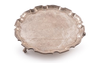 Lot 187 - A George VI silver salver | 1930s Police Interest