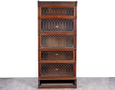 Lot 71 - The Globe Wernicke Co Ltd.: a five-section bookcase