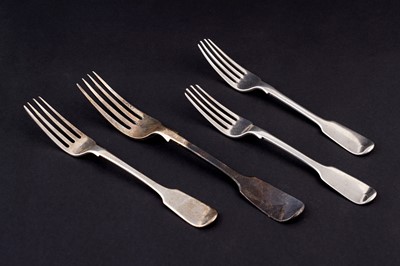 Lot 236 - Four Victorian silver forks