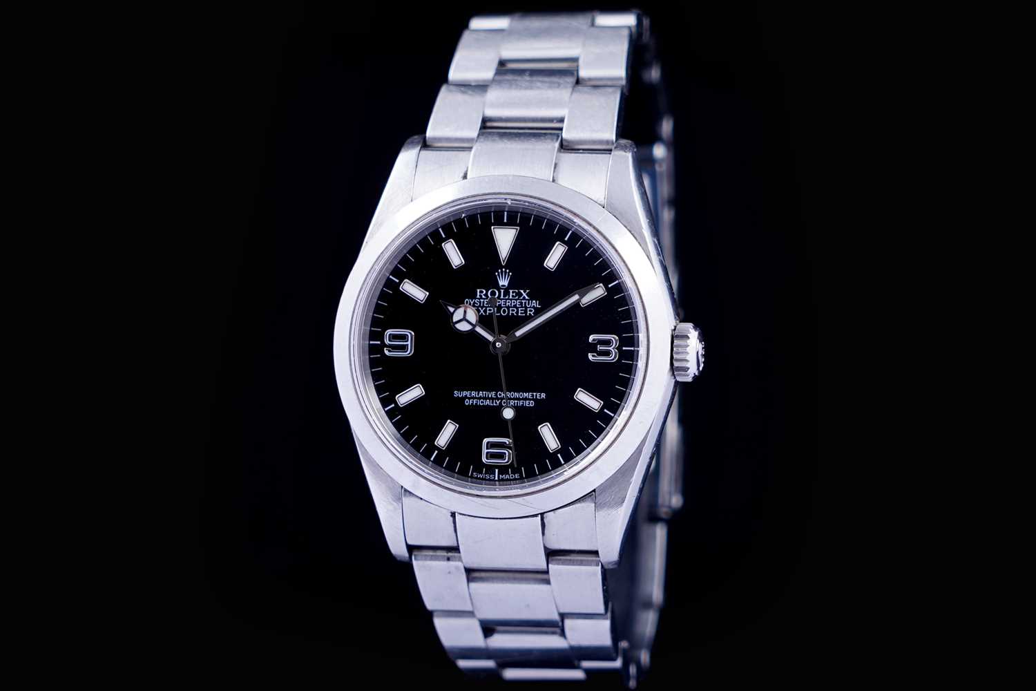 Lot 400 - Rolex Oyster Perpetual Explorer: a stainless steel cased automatic wristwatch