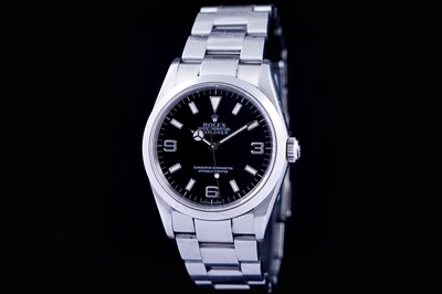 Lot 400 - Rolex Oyster Perpetual Explorer: a stainless steel cased automatic wristwatch