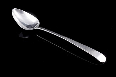Lot 578 - A George III Irish silver basting spoon
