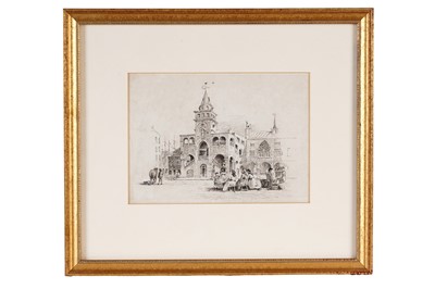 Lot 645 - Robert Jobling - The Old Exchange, Newcastle upon Tyne | ink drawing