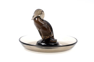 Lot Lalique Canard pin tray