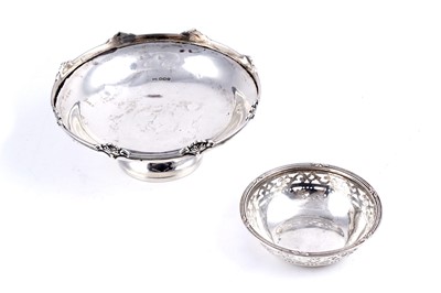Lot 509 - Two 1930s silver bonbon dishes