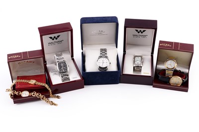 Lot 475 - Wristwatches by Rotary, Waltham, and Swatch